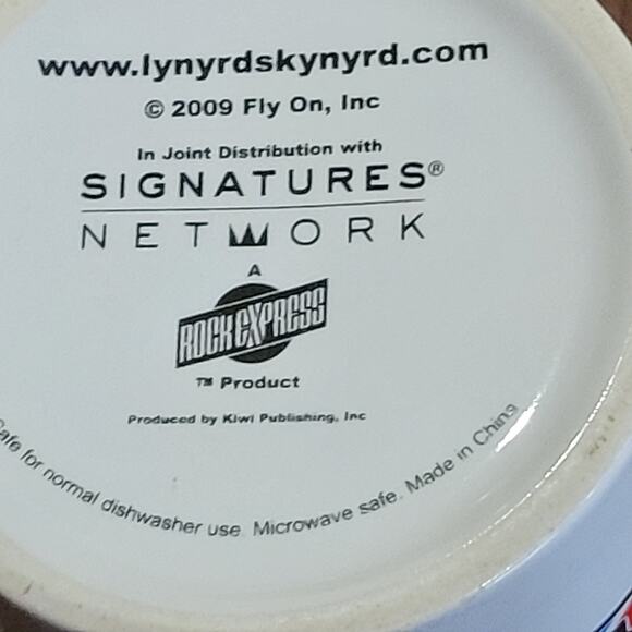 Lynyrd Skynyrd Flag Logo Fan Tour Mug 2009 Fly On - Picture 8 of 8